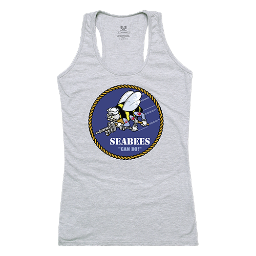 Graphic Tank - Seabees, H. Grey, S