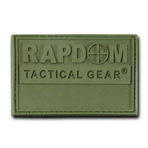 Rubber Patch (3"x2"), Rapdom, Olive