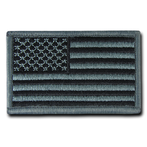 Canvas Patch (3""X2""),Usa, Black 2