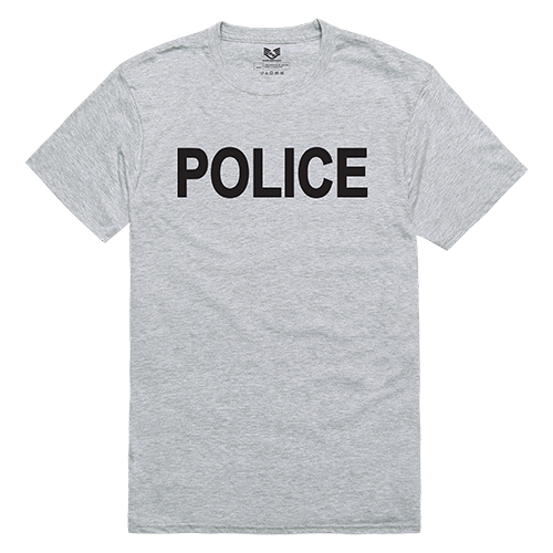 Relaxed Graphic T's - Police, H.Grey, L