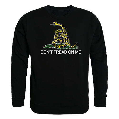 Graphic Crewneck Gadsden Black XL - Rapid Dominance Corporation