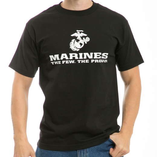 Rapid Dominance Military Graphic T's - The Few, Black, S