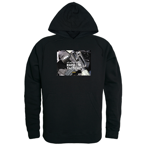 Rapdom2 Graphic Pullover Hoodie - Black, S