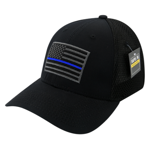 Graphic Ripstop Airmesh Cap - Thinblueline, Blk