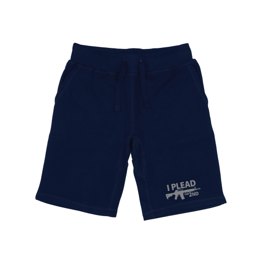 Graphic Shorts - I Plead The 2Nd, Nvy, Xl