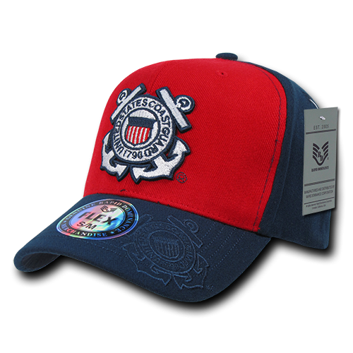 Flex Military Caps,Coastguard, Red, l_Xl