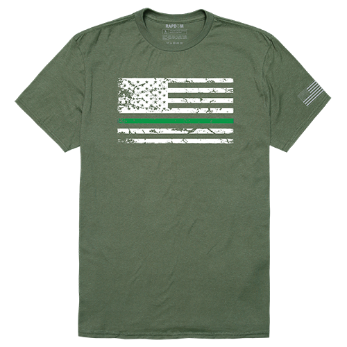 Tactical Graphic Tee, Tgl Flag, Olv, 2x - Comfortable and Stylish