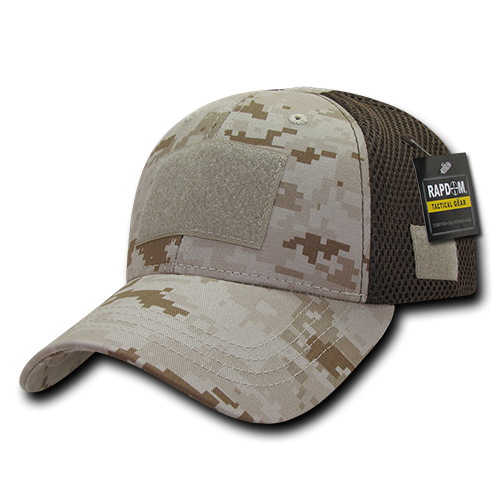 Low Crown Mesh Tactical Cap, Desert Dig - Rapid Dominance Corporation
