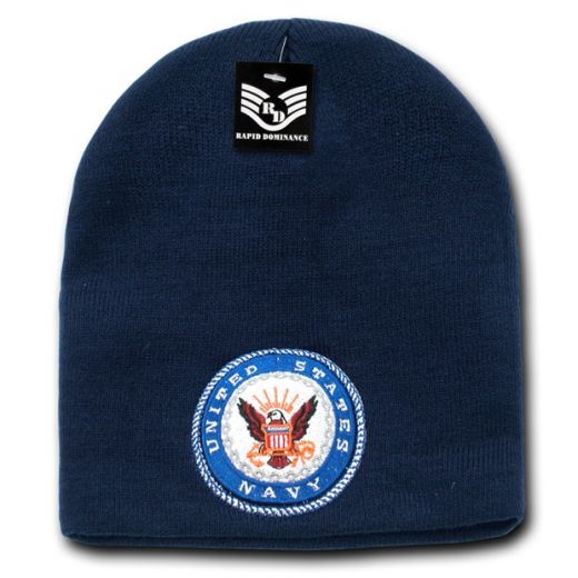 Military Work Beanies, Navy Emb, Navy - The Ultimate Winter Accessory