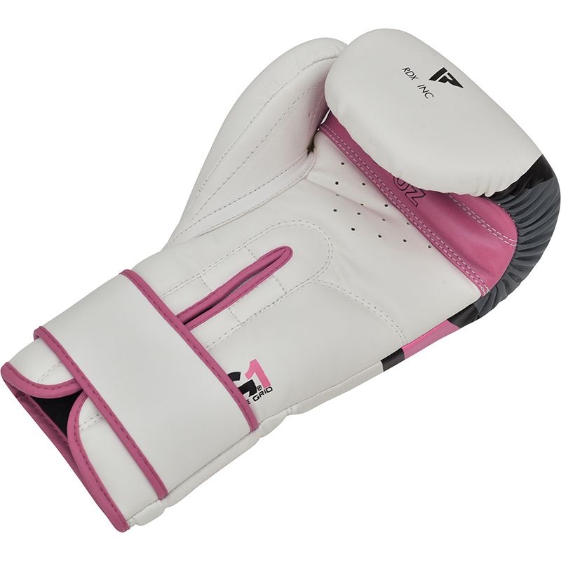Rdx F7p Ego 12Oz Pink Leather X Boxing Gloves