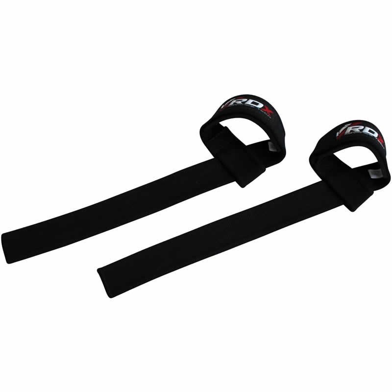 Rdx W1 Sweat-Wicking Gym Straps For Weightlifting Workouts Black