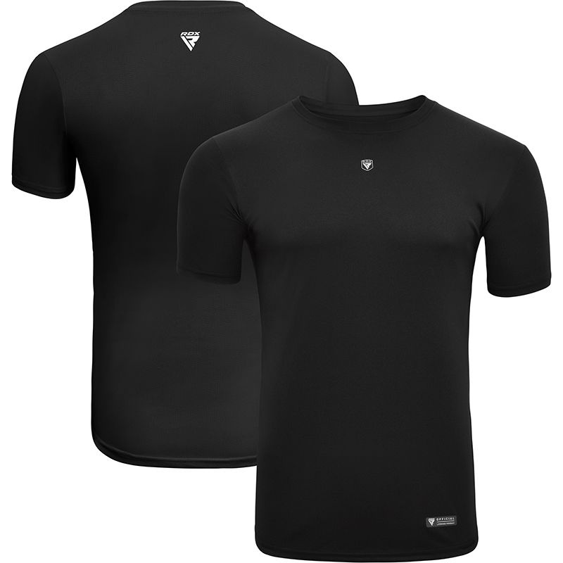 Rdx T2 Half Sleeves Polyester T-Shirt Black -l