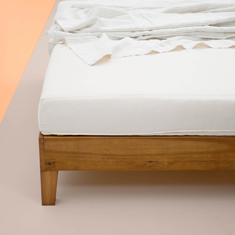 Wayfarer 7" 100% Natural Latex Mattress In Organic Cotton Twill Cover (Handmade In Usa)