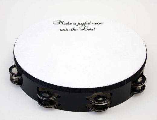 'Make A Joyful Noise' Tambourine 'Make A Joyful Noise' Tambourine - 10" / Double Row (16 Pr. Jingles)