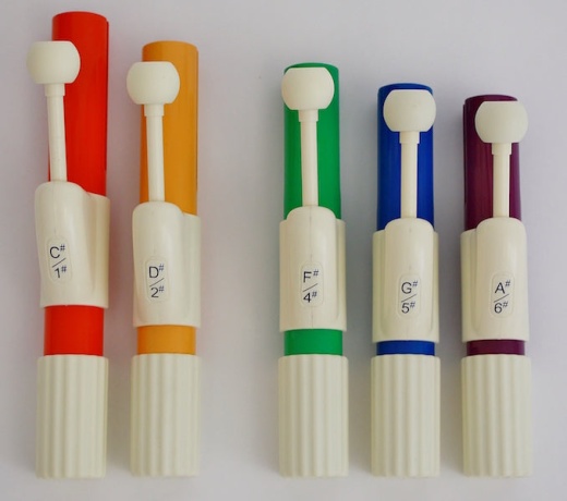 Chroma-Notes 5-Note Chromatic Add-On Student Hand Chimes Set