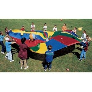 Large Parachute, 12' Diameter by Rhythm Band