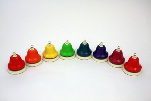 Chroma-Notes 8-Note C Major Diatonic Desk Bell Set