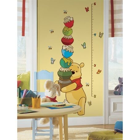 Pooh & Friends Growth Chart Wall Decals