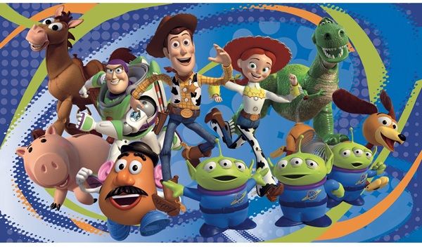 Toy Story 3 Xl Spray And Stick Wallpaper Mural