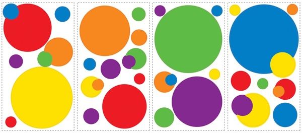 Colorful Dots Wall Decals