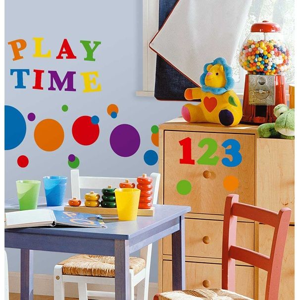 Colorful Numbers Wall Decals