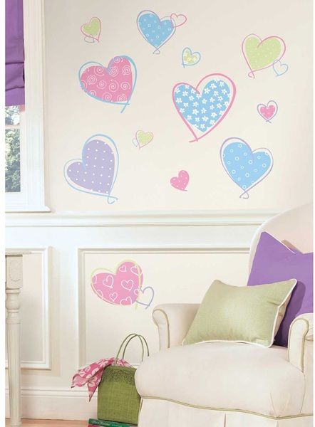 Hearts Wall Decals