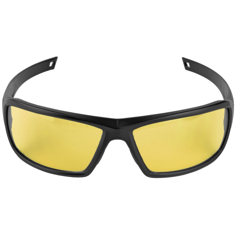 Walker's, Ikon, Full Frame Shooting Glasses, Black Frame, Amber Lens