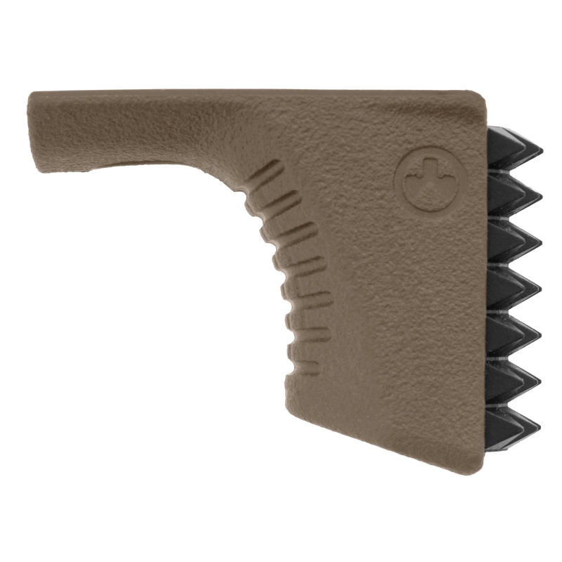 Magpul Industries, Barricade Stop, Hand Stop, Flat Dark Earth, Fits M-Lok, Polymer, Removable Steel Plate Insert