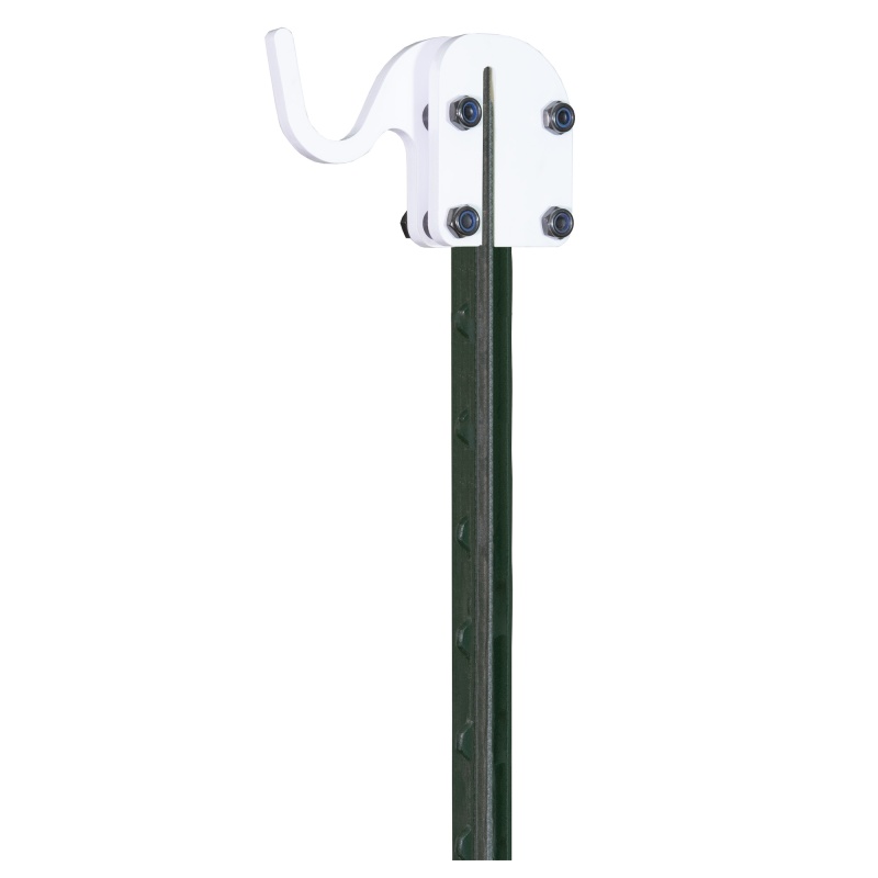 Birchwood Casey, T-Post Target Hook, Steel Target Hanger, White