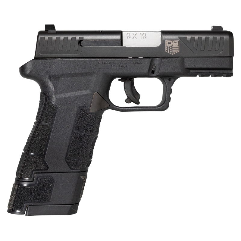 Diamondback Firearms, Am2, Semi-Automatic Pistol, Striker Fired, 9Mm, 3.5" Barrel, Polymer Frame, Black Nitride Finish, 2 Magazines, (1)-12 Round & (1)-17 Rounds
