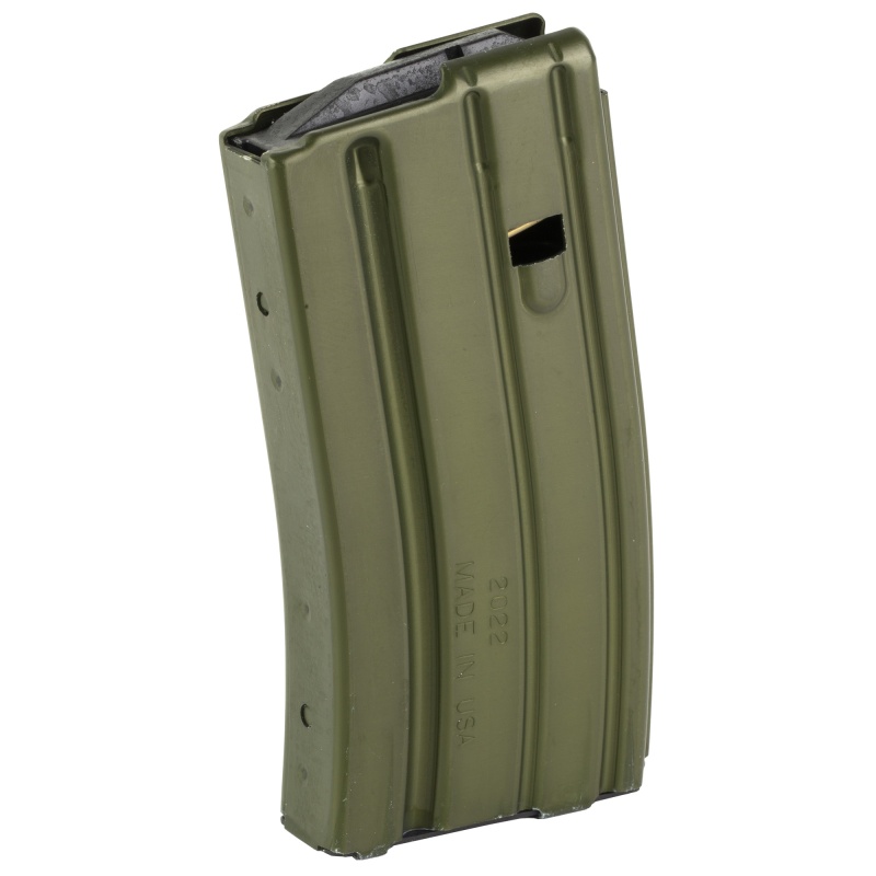 Duramag, Magazine, 223 Remington/5.56 Nato/300 Blackout, 20 Rounds, Fits Ar-15, Black Agf Follower, Aluminum, Olive Drab Green