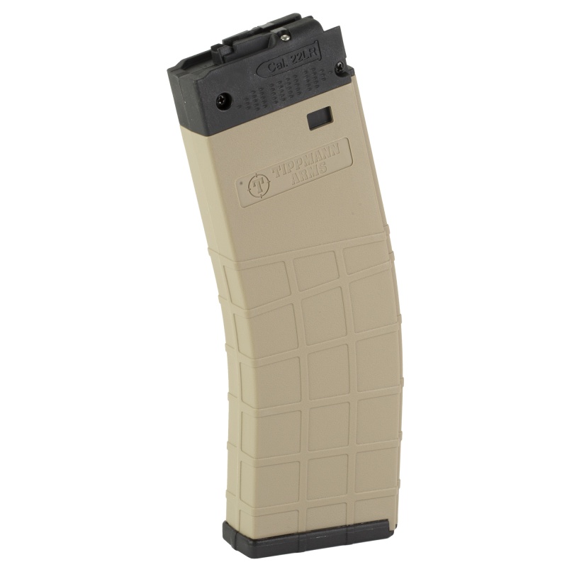 Tippmann Arms Company, Rifle Magazine, 22 Lr, 25 Rounds, Flat Dark Earth, Fits Tippmann Arms M4-22