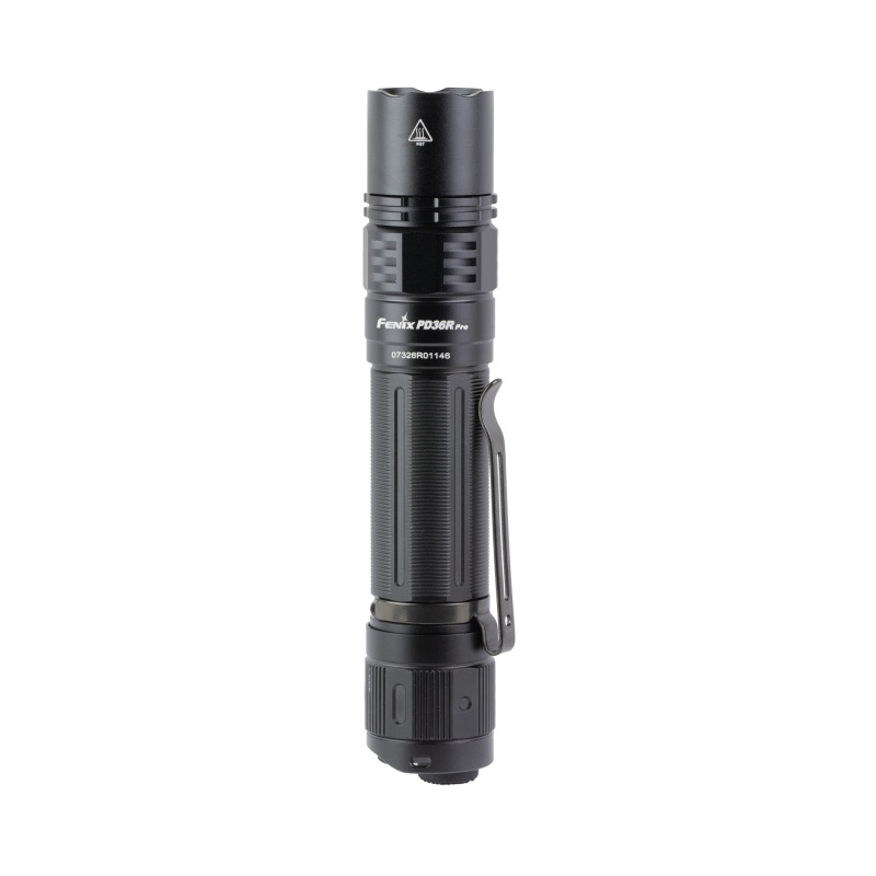 Fenix, Pd36r Pro, Flashlight, White Led, 2,800 Lumens, Anodized Finish, Black, Includes Rechargeable Arb-L21-5000 Battery And Usb Type-C Charging Cable