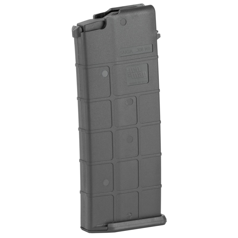 Promag, Magazine, 308 Winchester, 24 Rounds, Fits Saiga, Polymer, Black