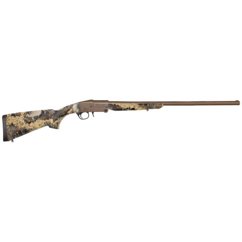 Charles Daly, 101, Single Shot Shotgun, 410 Bore, 3" Chamber, 26" Barrel, Cerakote Finish, Flat Dark Earth Cerakote, Mossy Oak Stock And Forend, Brass Bead Front Sight, 1 Round