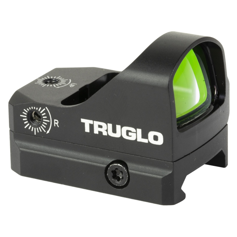Truglo, Tru-Tec, Reflex, 23X17mm, 3 Moa Dot, Black, Compatible With Optic Ready Pistols, Rmr Compatible, Incudes Picatinny And Receiver Mount