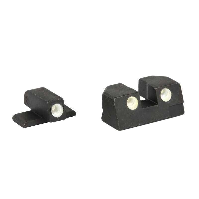 Meprolight, Tru-Dot, Tritium Sight Set, Green Front/Green Rear, Fits Sig Sauer 9Mm/357Sig P Series Except P365xl