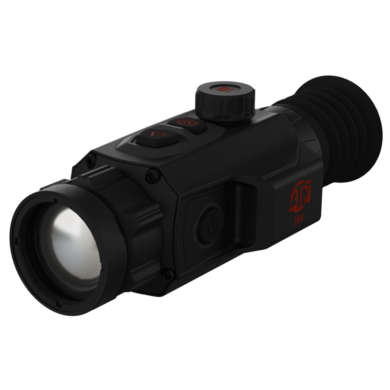 Atn Corp, Thor 6 Mini, Thermal Rifle Scope, 3.5-28X Magnification, 35Mm Objective, Multiple Reticles, Black, Includes Carry Case And Charging Cable