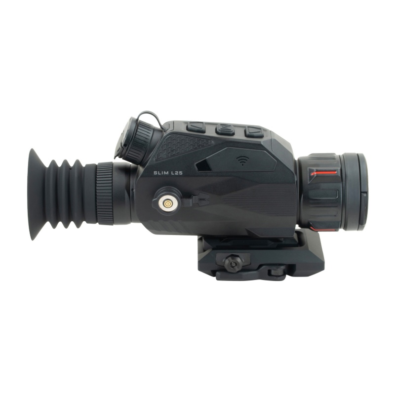 Nocpix, Slim L25, Thermal Imaging Sight, 25Mm Objective, 2.5X Magnification, 384X288 Resolution, 50Hz Frame Rate, Multiple Reticles, Black, Includes Quick-Release Dual-Throw Mount