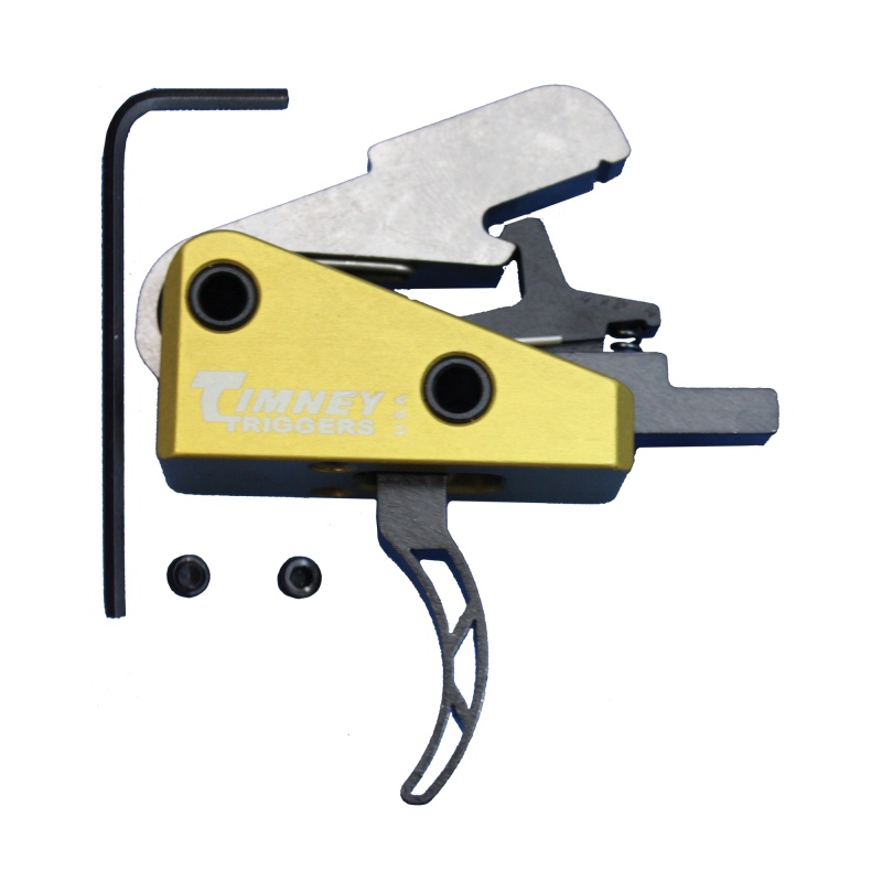 Timney Triggers, Trigger, Skeleton, 3 Lbs, Fits Ar-15, Not Adjustable, Black Finish