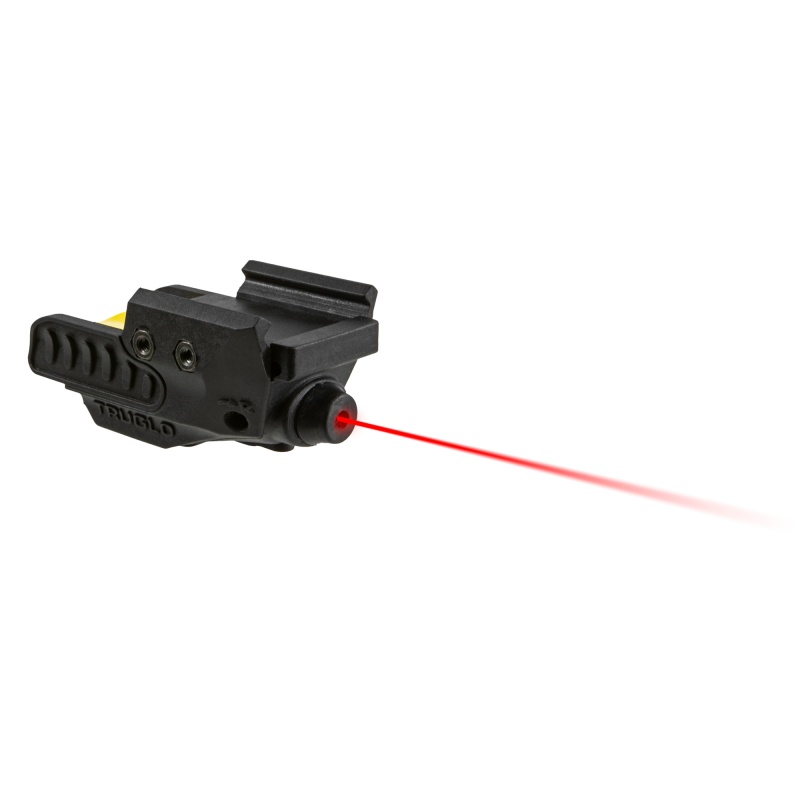 Truglo, Sight-Line, Laser Sight, Matte Finish, Black, Red Laser, Fits Most Pistol Rails - Fits Picatinny/Weaver-Style And Other Pistol Rails