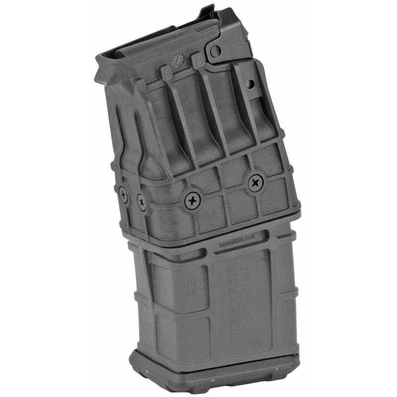 Mossberg, Double Stack Magazine, 12 Gauge, 10 Rounds, Fits Mossberg 590M, Polymer, Black