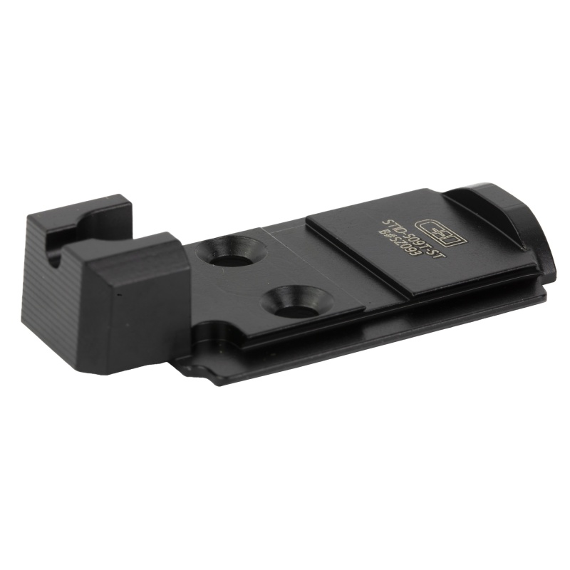 C&H Precision, V4, Optic Mounting Plate, For Staccato Duo To Holosun 509T, Matte Finish, Black