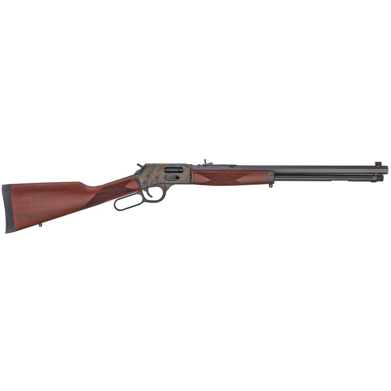 Henry Repeating Arms, Big Boy Color Case Hardened, Lever Action, Side Gate, 45 Colt, 20" Octagon Blued Steel Barrel, Straight-Grip American Walnut Stock, Fully Adjustable Semi-Buckhorn Sights, 10 Round