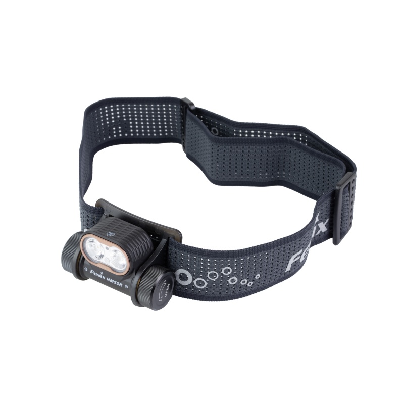 Fenix, Hm55r Renegade, Headlamp, 1,200 Lumens, Matte Finish, Black, Includes Headband And Rechargeable Arb-L18-1600 Battery