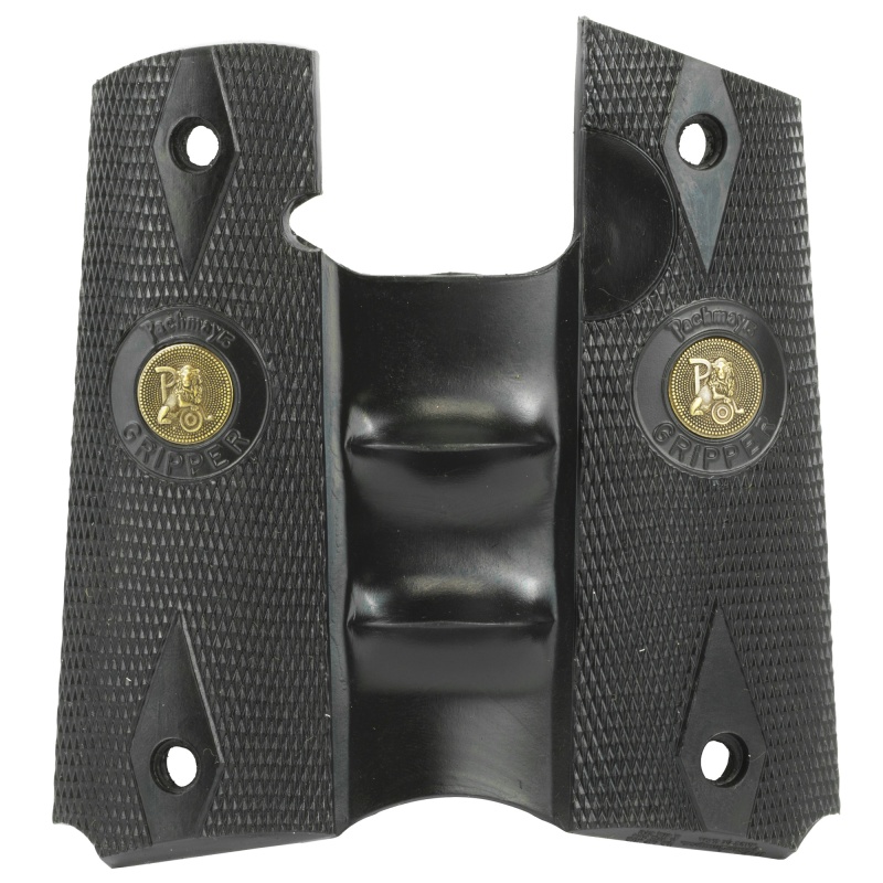 Pachmayr, Grip, Signature, Fits Colt 1911 Gripper, Fits With Finger Grooves, Black
