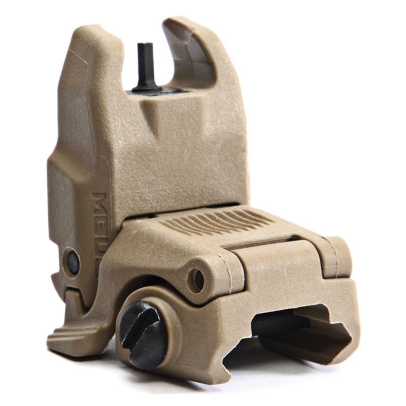 Magpul Industries, Mbus Back-Up Front Sight Gen 2, Fits Picatinny Rails, Flip Up, Flat Dark Earth