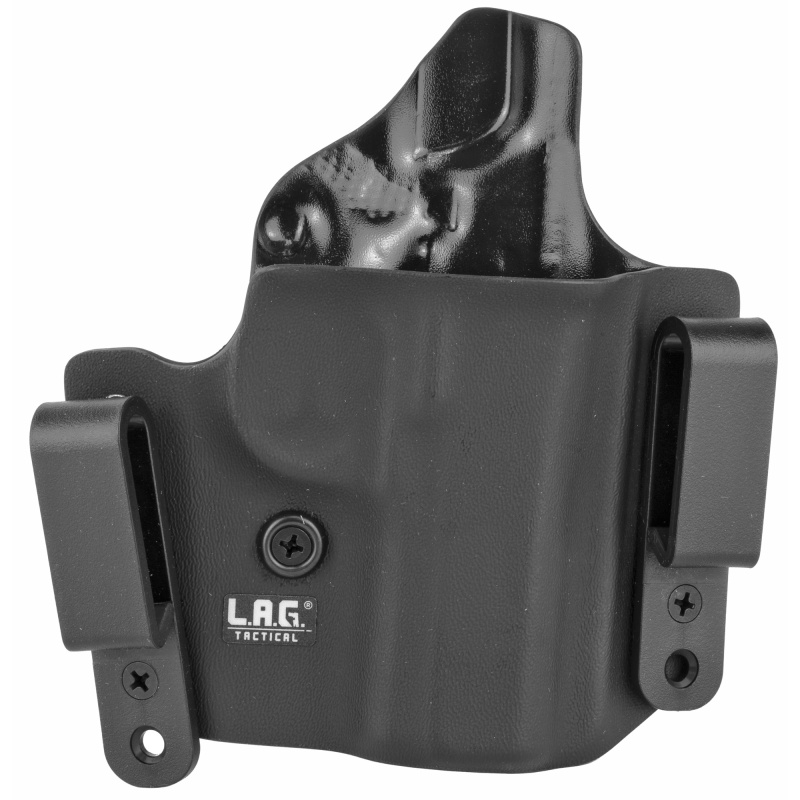L.A.G. Tactical, Inc., Defender Series, Owb/Iwb Holster, Fits 1911 3", Kydex, Right Hand, Black Finish