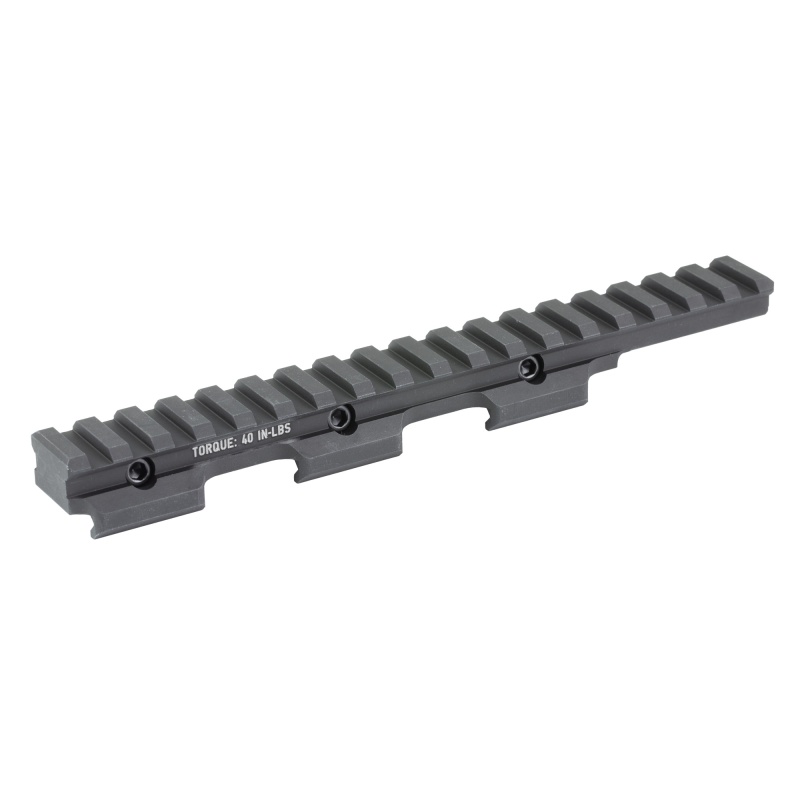 Bravo Company, A/T 525-13X5 Optic Riser, Fits Picatinny, 7.25" Long, 0.525" Height, Anodized Finish, Black