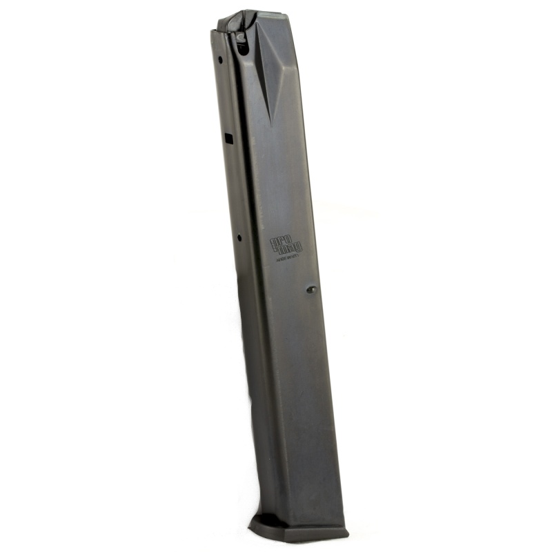 Promag, Magazine, 9Mm, 32 Rounds, Fits Ruger P85/89, Steel, Blued Finish